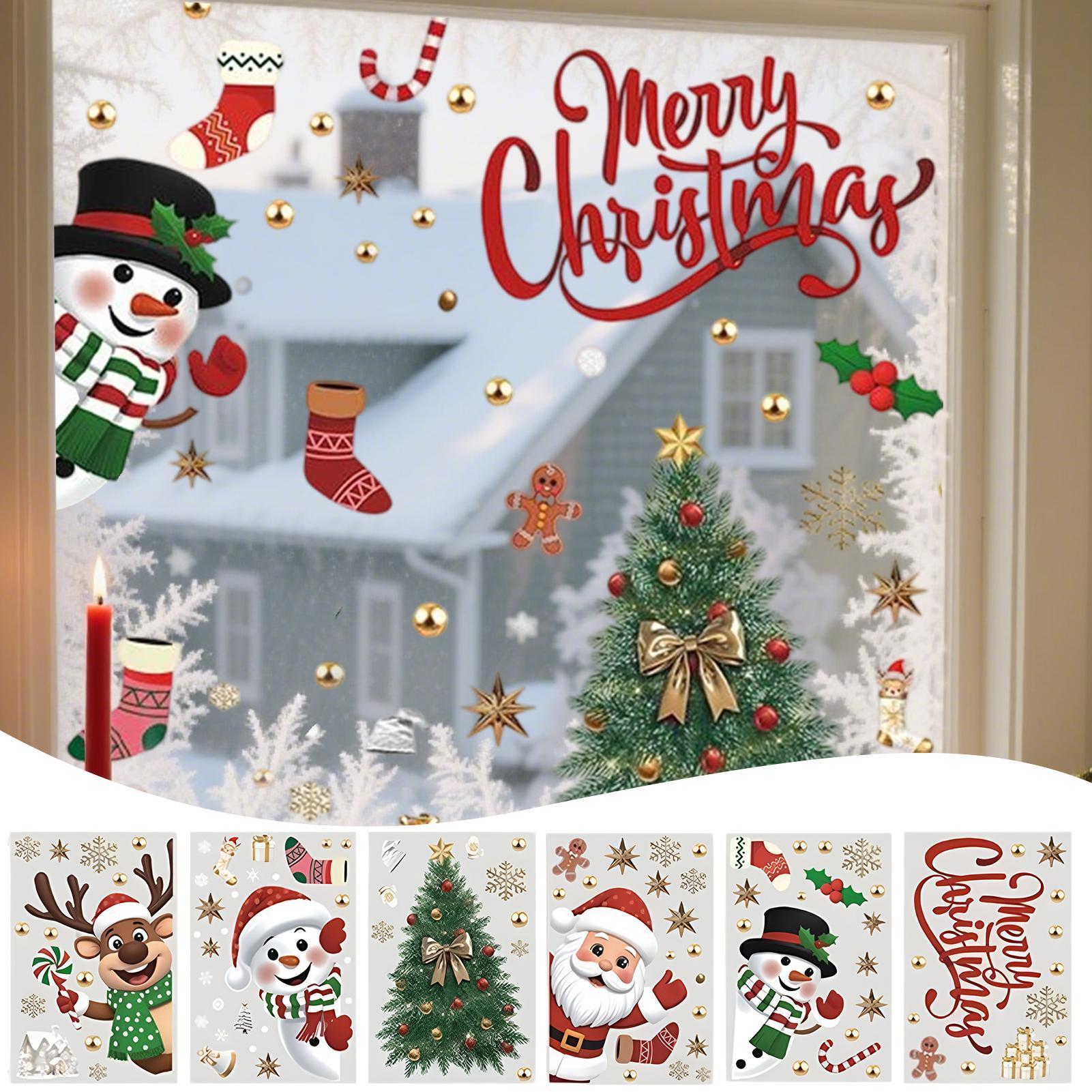 Christmas Window Decorations H - Snowflake Window Decal avis et prix