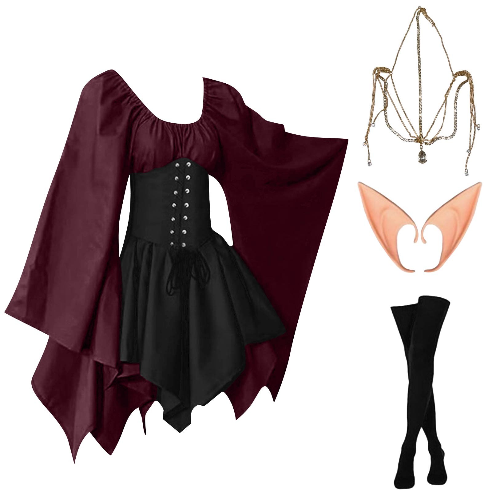 Halloween Cosplay Palace Victo - Elf Costume Christmas avis et prix