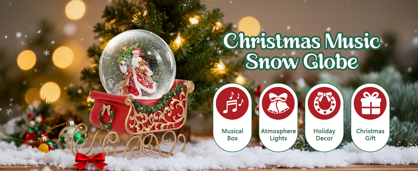 Christmas Snow Globe with Musi - Snow Globe Musical avis et prix