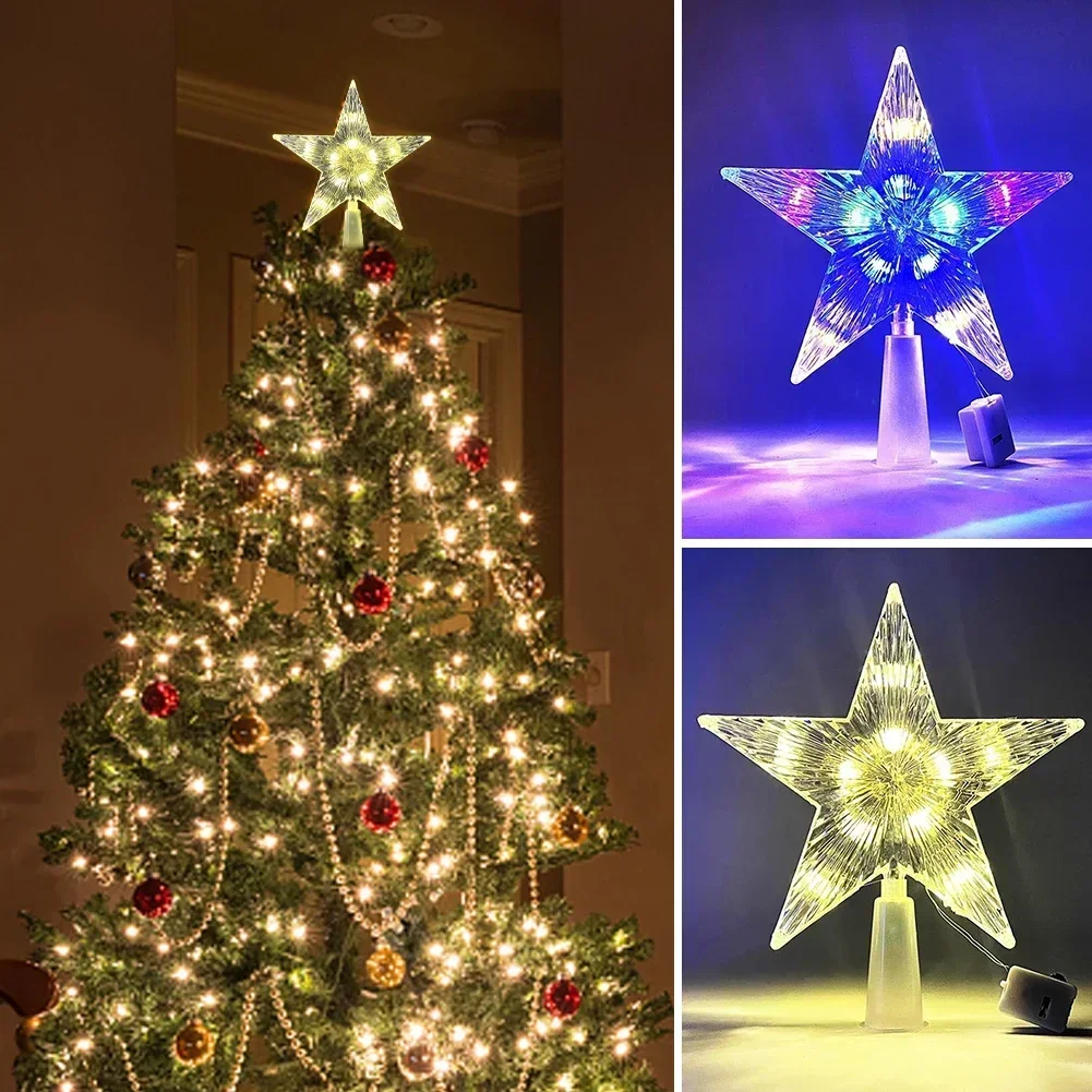 15CM LED Christmas Tree Orname - Star Tree Topper avis et prix