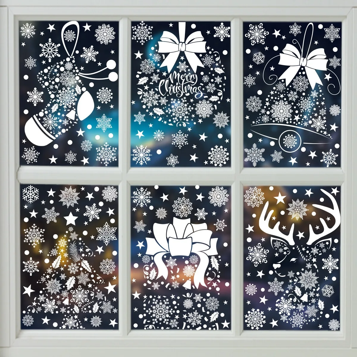 Christmas Wall Sticker Snowfla - Snowflake Window Decal avis et prix