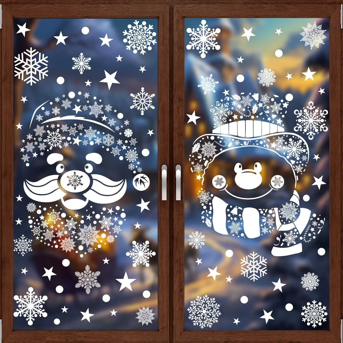 Christmas Wall Sticker Snowfla - Snowflake Window Decal avis et prix