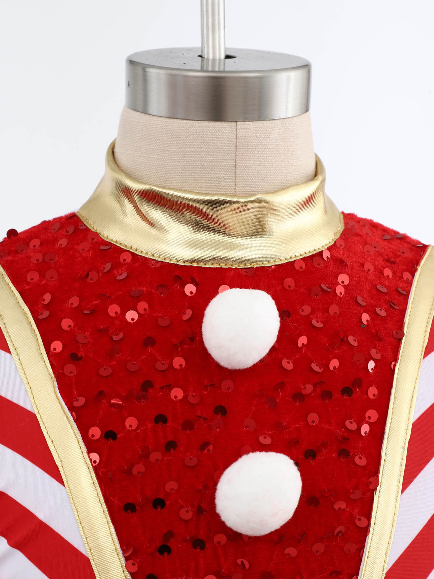 Kids Girls Long Sleeve Sequin  - Elf Costume Christmas avis et prix