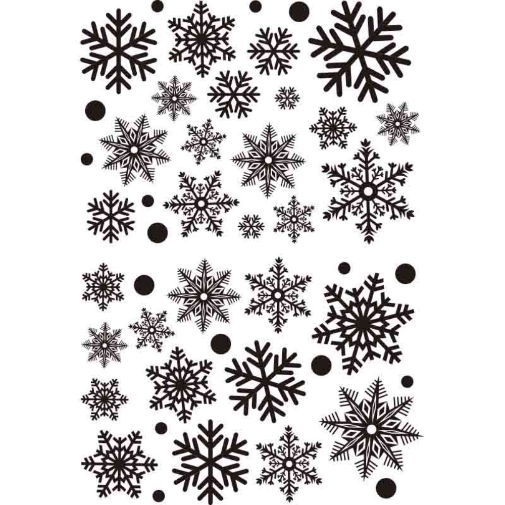 30pcs PVC Christmas Snowflakes - Snowflake Window Decal avis et prix
