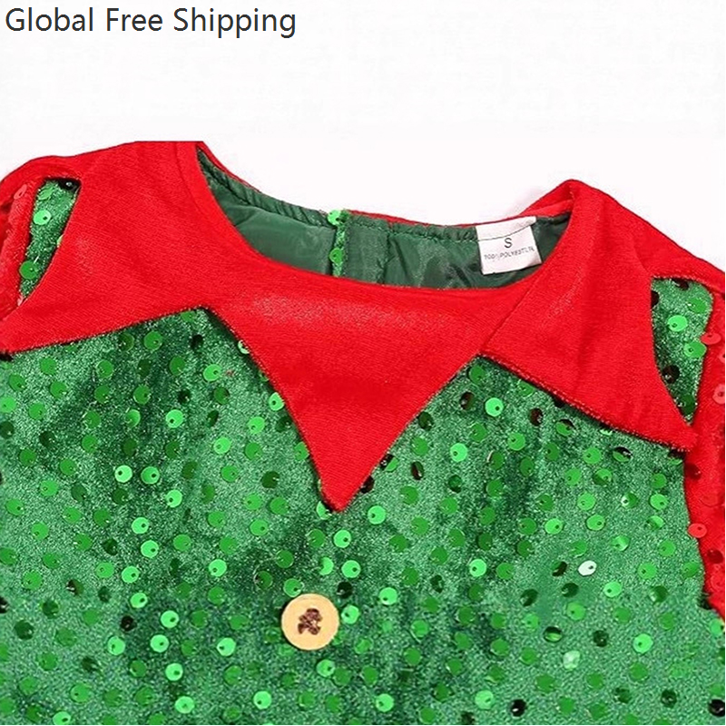 Girls Christmas Costume Set Sa - Elf Costume Christmas avis et prix