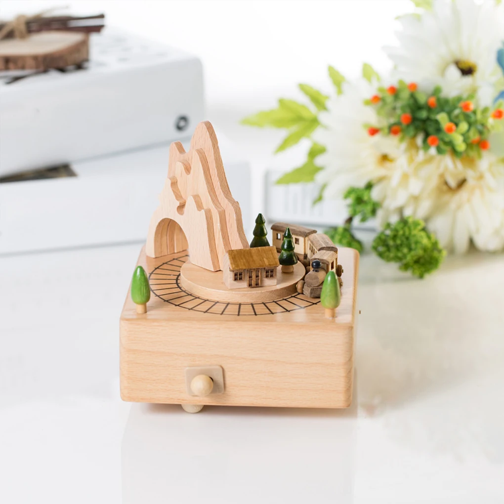 Wooden Carousel Music Box Orna - Snow Globe Musical avis et prix