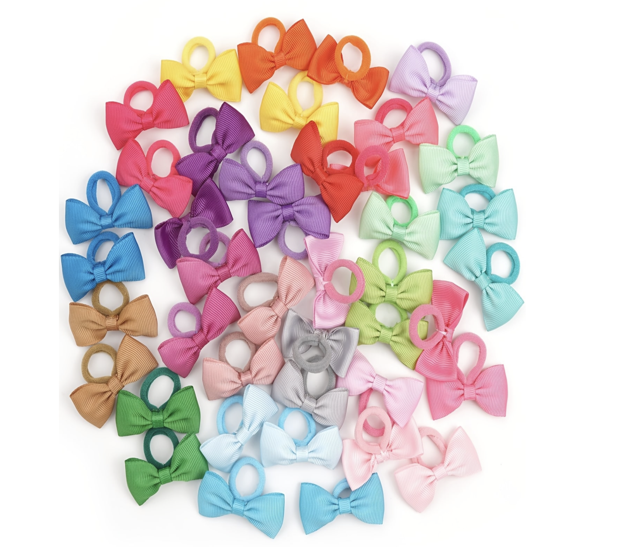 40/60/80 Baby Girls Hair Ties  - Ribbon Bow Gift avis et prix