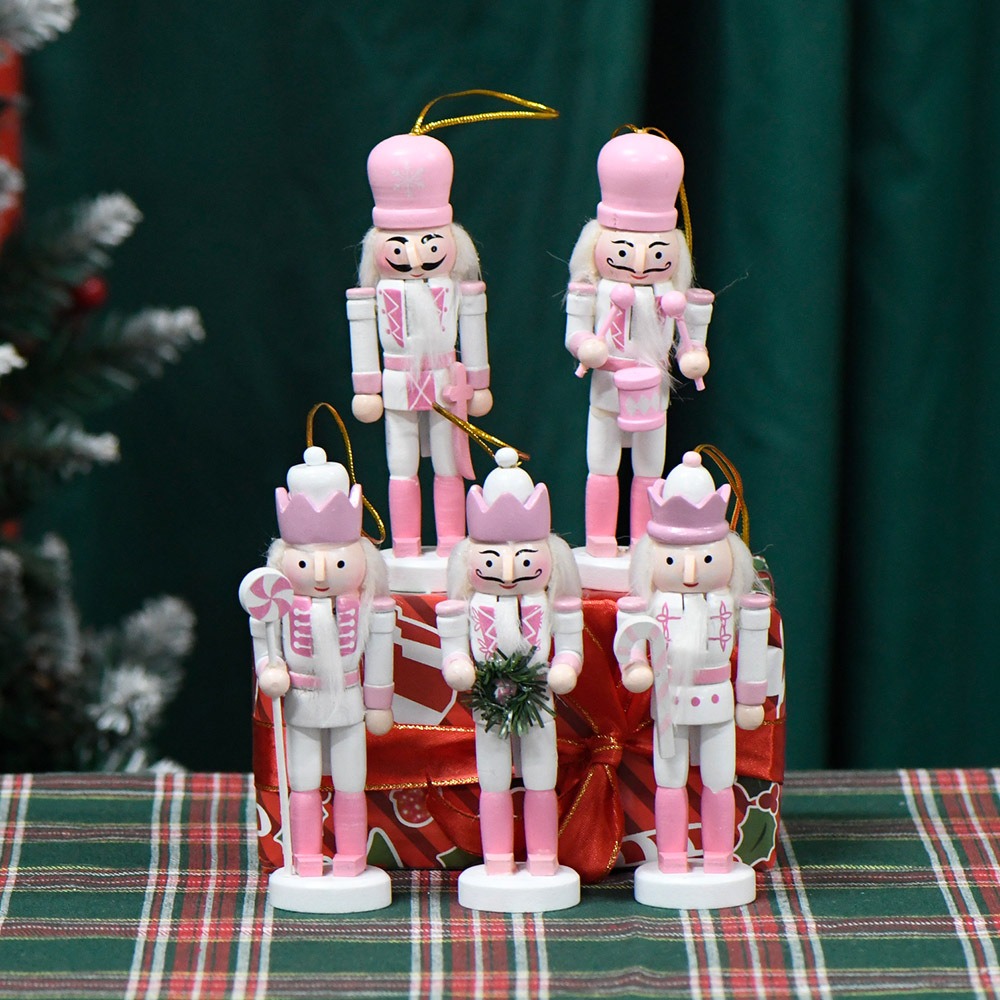 5PCS Macarone Powder Christmas - Nutcracker Figurine avis et prix