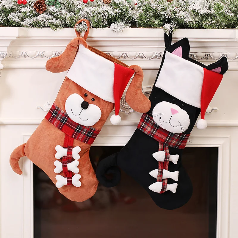 3D Animal Christmas Stockings  - Christmas Stocking Hanging avis et prix