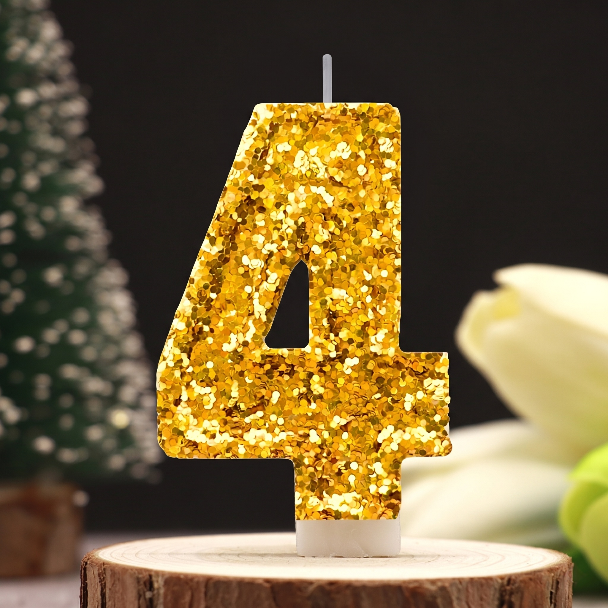 Digital Birthday Candle Gold C - Holiday Candle Set avis et prix
