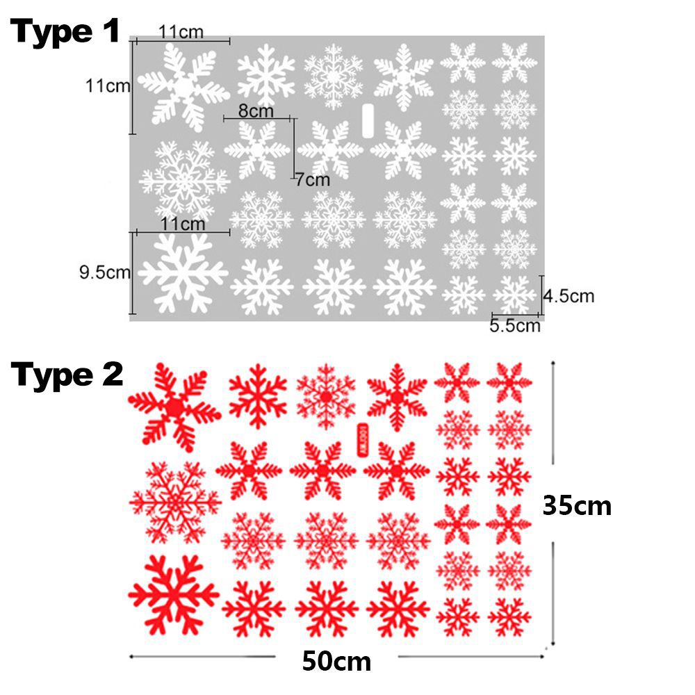 27/38PCS Gift Xmas  Festival S - Snowflake Window Decal avis et prix