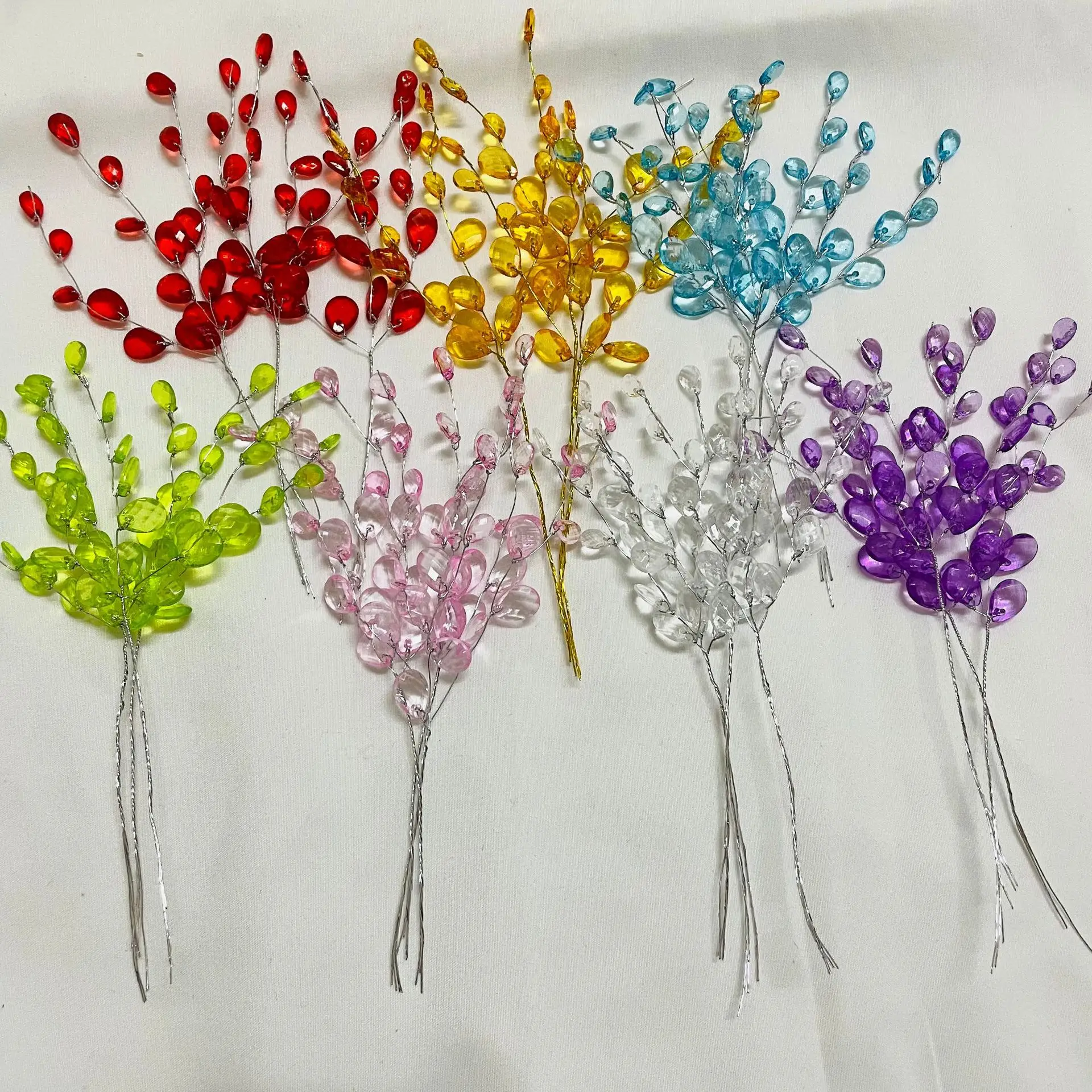 50Pcs 3-Forks Acrylic Strip Wa - Christmas Wreath Fake avis et prix