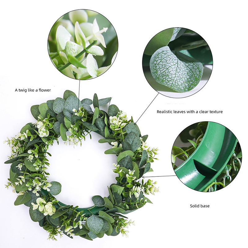 Eucalyptus Wreath Flowers Gift - Christmas Wreath Fake avis et prix