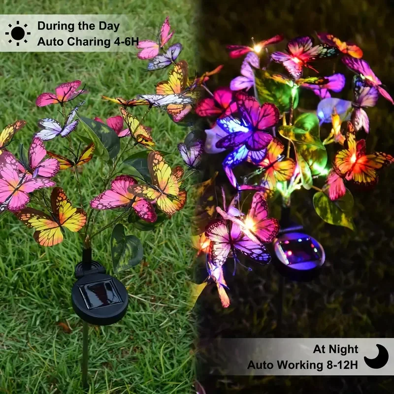 Solar LED Butterfly Garden Lig - Christmas Lights Outdoor avis et prix