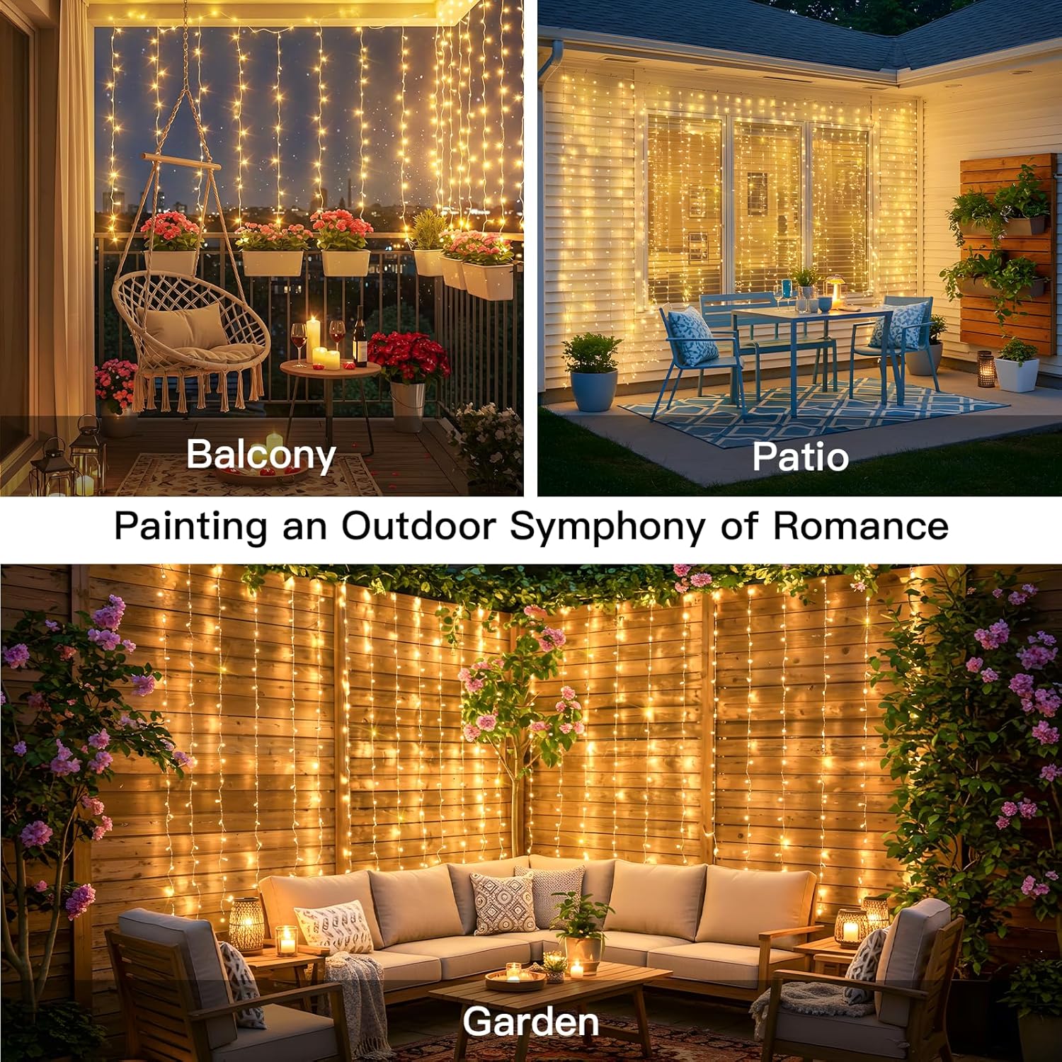 Curtain Lights For Bedroom 200 - Christmas Lights Outdoor avis et prix