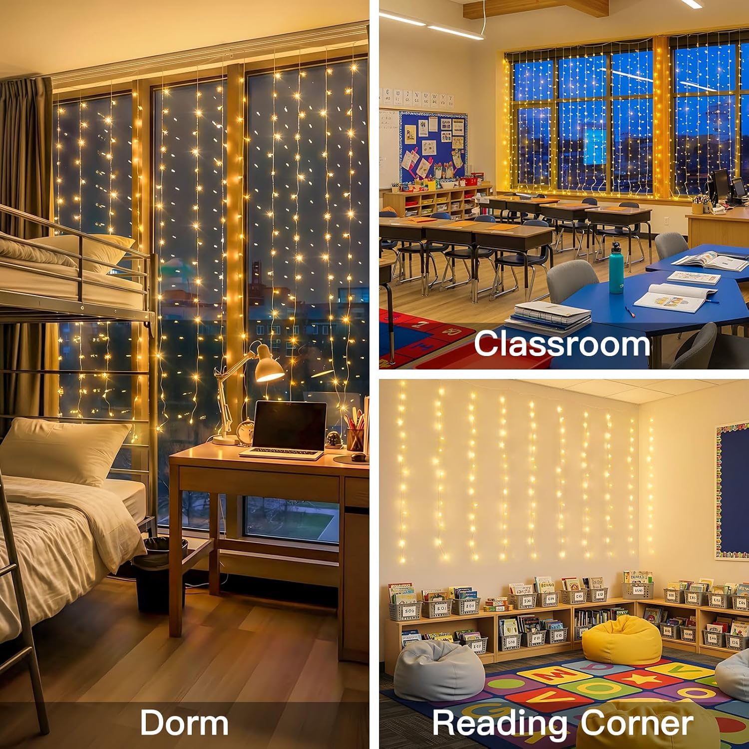 Curtain Lights For Bedroom 200 - Christmas Lights Outdoor avis et prix