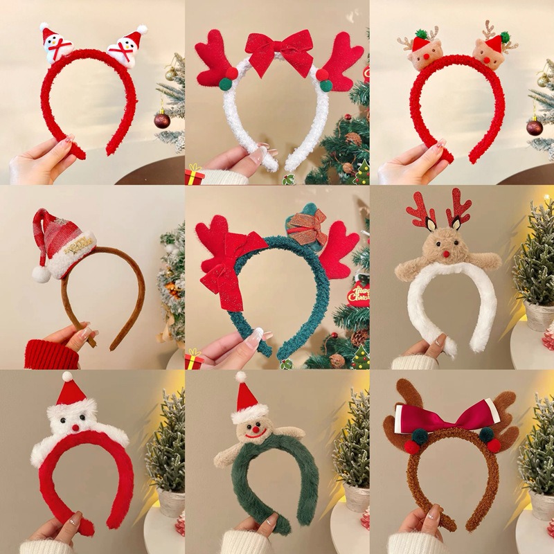 Christmas Santa Cute Bear Plus - Reindeer Antlers Headband avis et prix