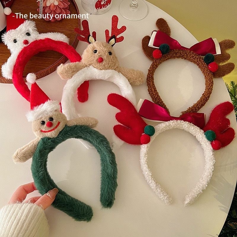 Christmas Santa Cute Bear Plus - Reindeer Antlers Headband avis et prix