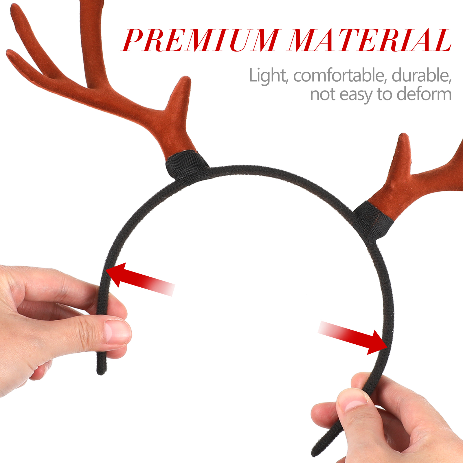 1pc Lovely Christmas Antler Ha - Reindeer Antlers Headband avis et prix