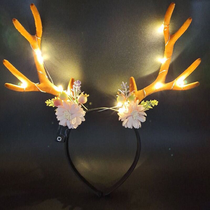 Reindeer Antlers Light up Head - Reindeer Antlers Headband avis et prix