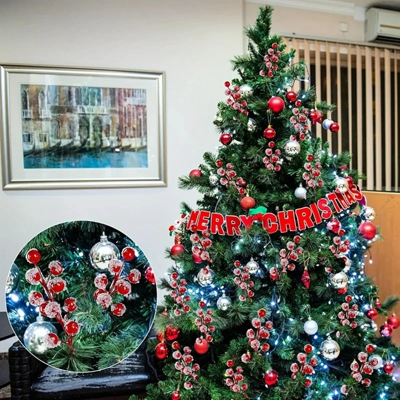 10-200PCS Artificial Red Berry - Christmas Tree Artificial avis et prix