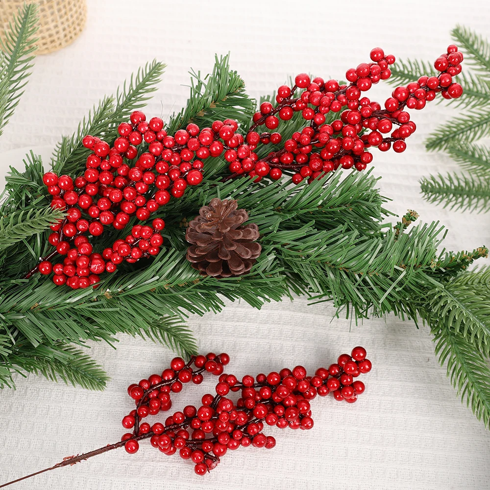 10/1Pcs Artificial Red Berries - Christmas Tree Artificial avis et prix
