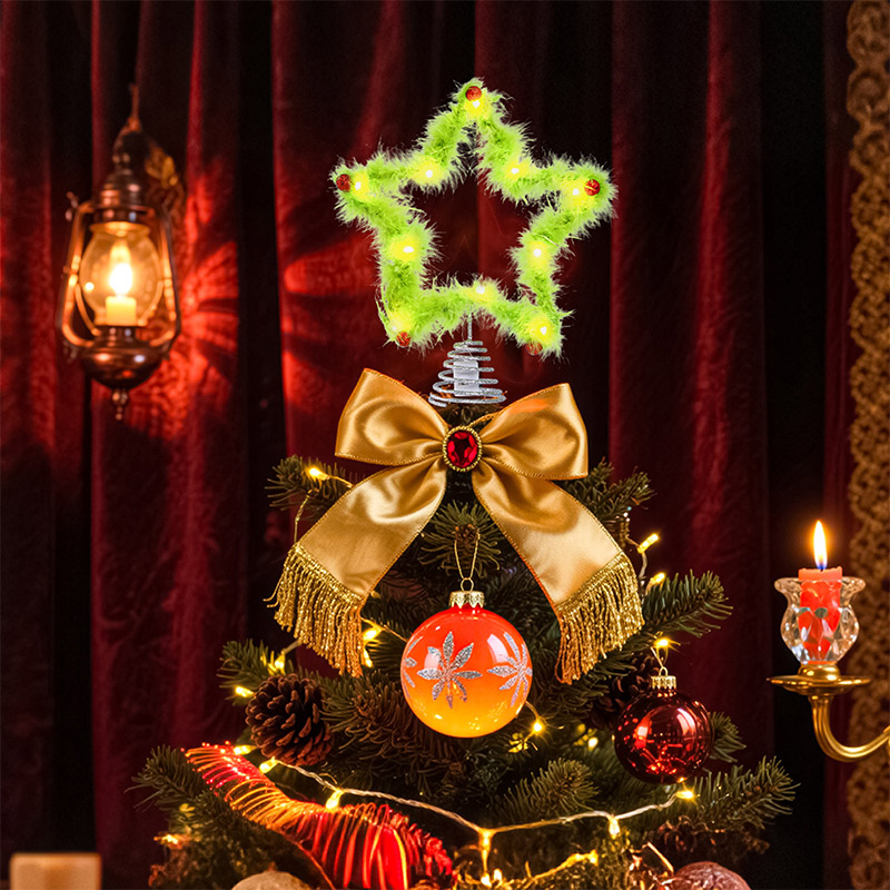 Plush Five-pointed Star Twisty - Star Tree Topper avis et prix