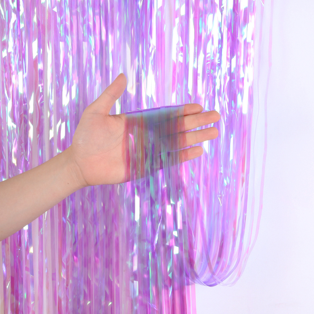 2M 3M Party Backdrop Curtains  - Tinsel Garland Decoration avis et prix