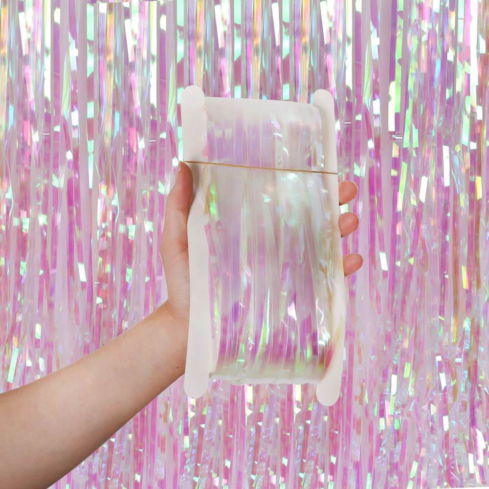 2M 3M Party Backdrop Curtains  - Tinsel Garland Decoration avis et prix