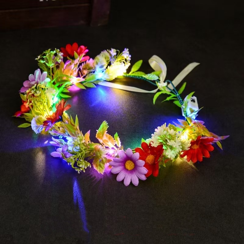 Luminous Floral Wreath LED Flo - Led Fairy String Lights avis et prix