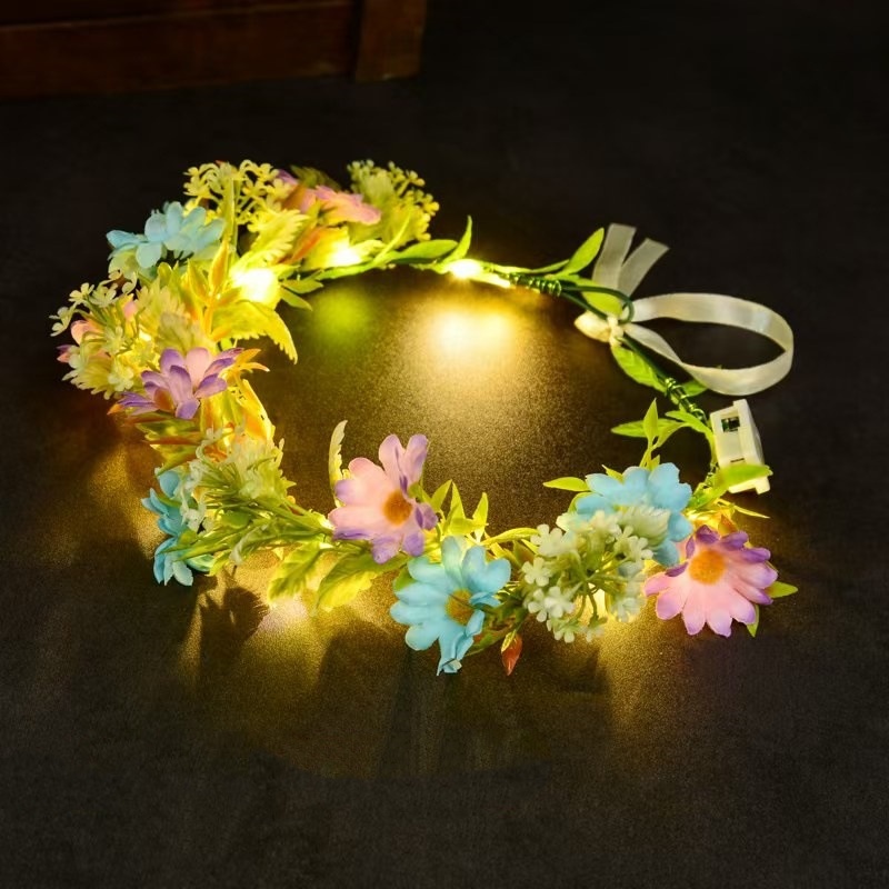 Luminous Floral Wreath LED Flo - Led Fairy String Lights avis et prix
