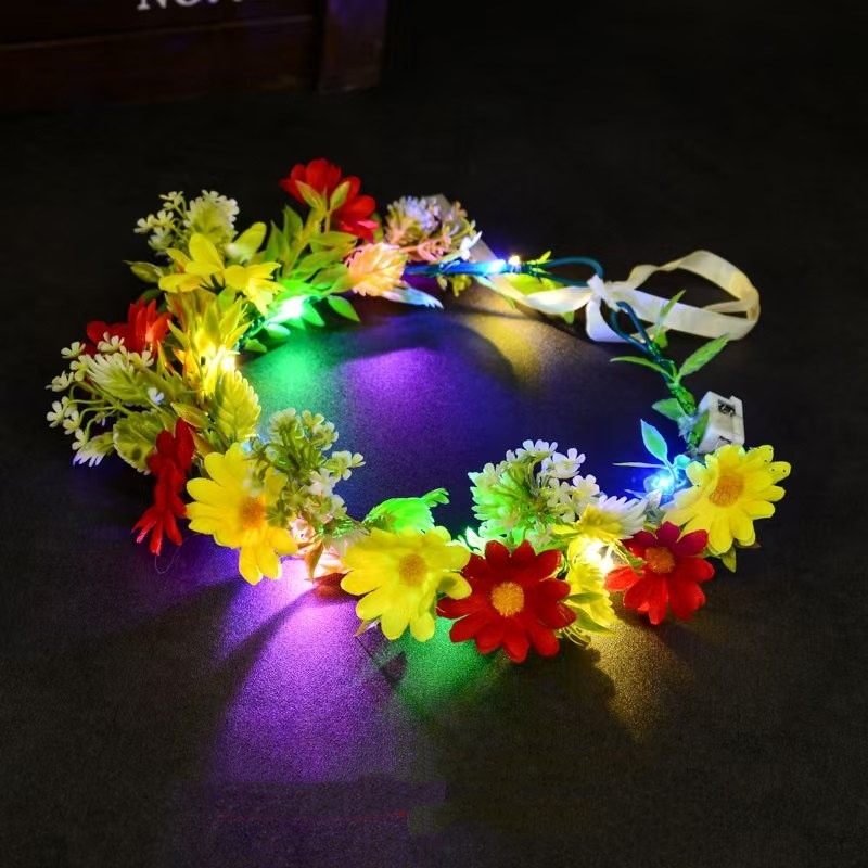 Luminous Floral Wreath LED Flo - Led Fairy String Lights avis et prix