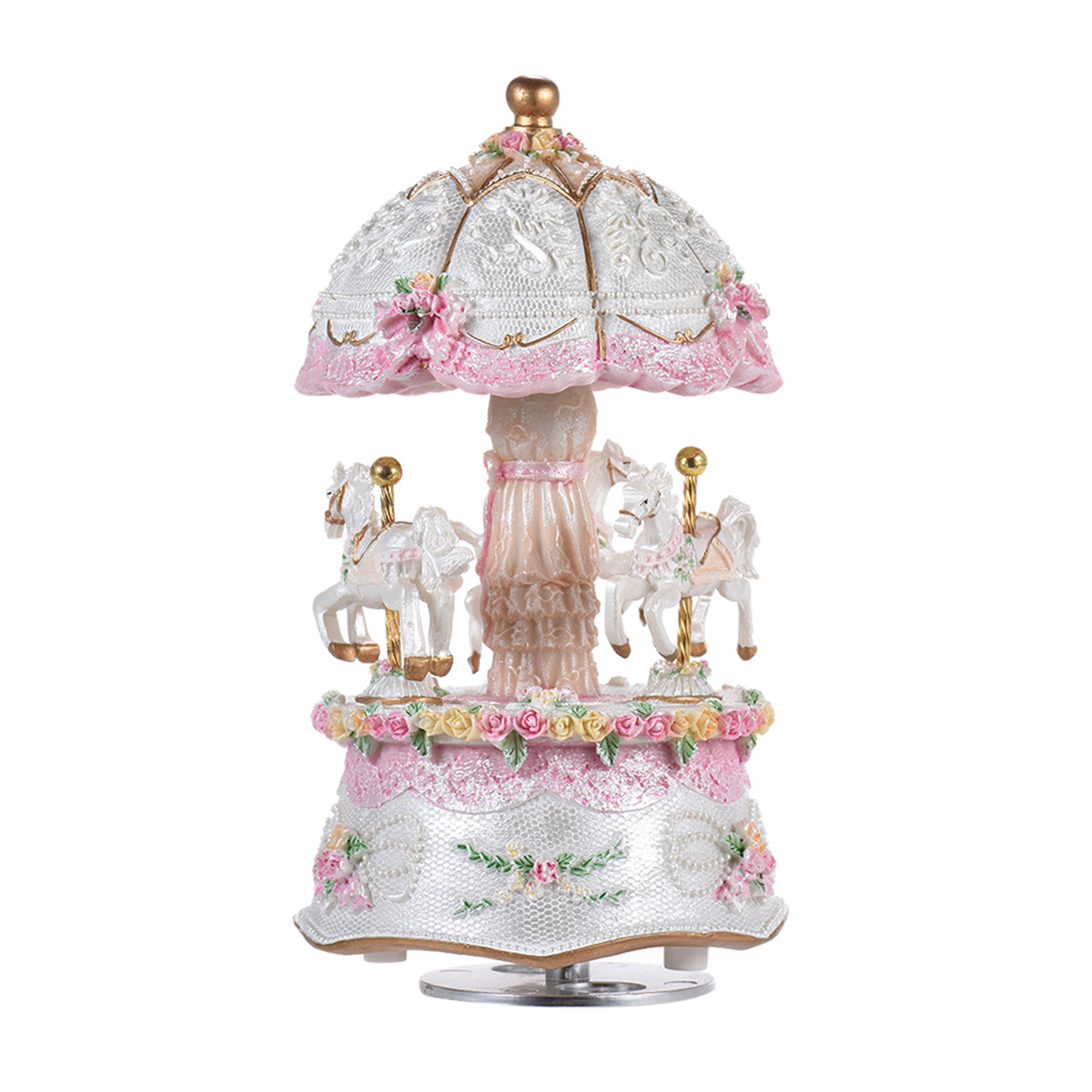 Luxury Dream 3-Horse Rotating  - Snow Globe Musical avis et prix