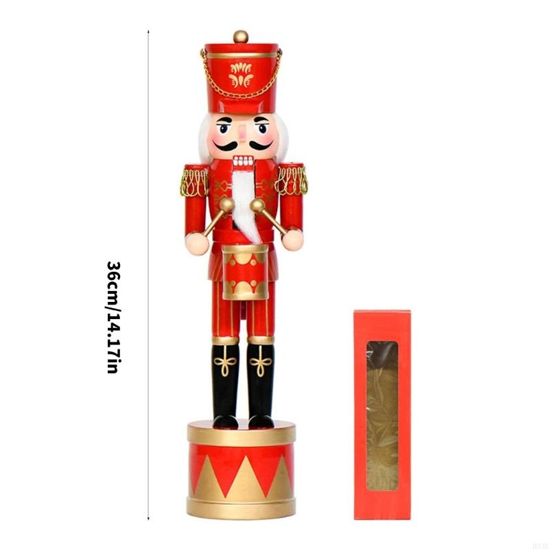 36Cm Wooden Nutcrackers Drum S - Nutcracker Figurine avis et prix