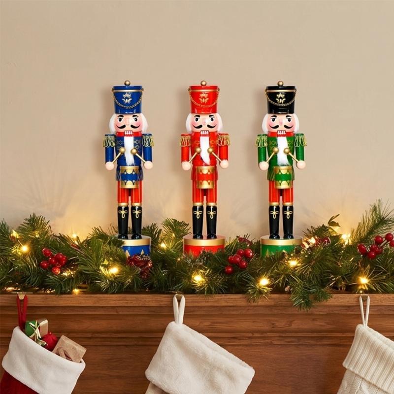 36Cm Wooden Nutcrackers Drum S - Nutcracker Figurine avis et prix