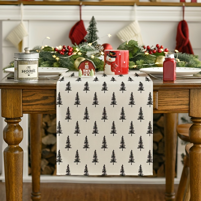 Simple Christmas Tree Table Ru - Christmas Table Runner avis et prix