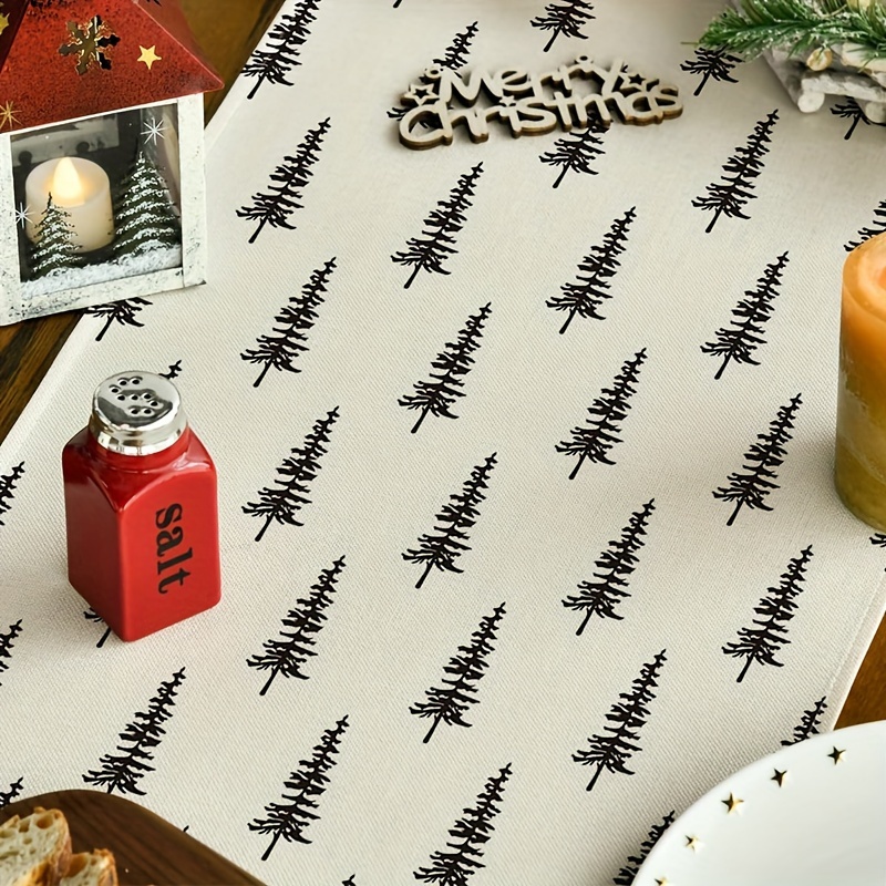 Simple Christmas Tree Table Ru - Christmas Table Runner avis et prix