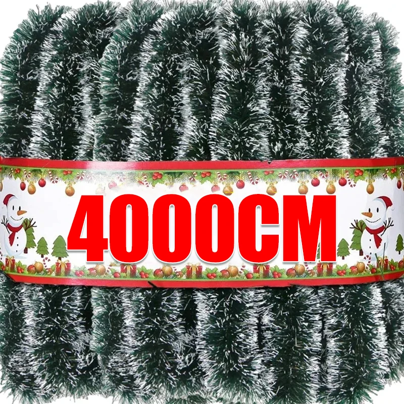 2/40m Christmas Tinsel Ribbons - Tinsel Garland Decoration avis et prix