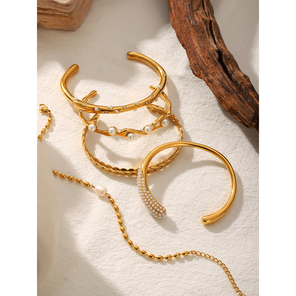 18K Gold Plated Stainless Stee - Gift Box Wrap Set avis et prix