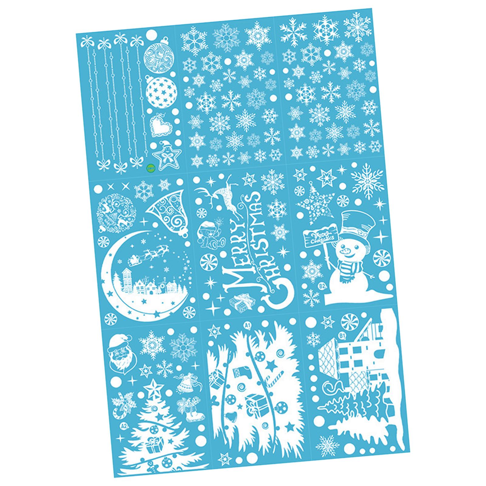 Christmas Decoration Window St - Snowflake Window Decal avis et prix