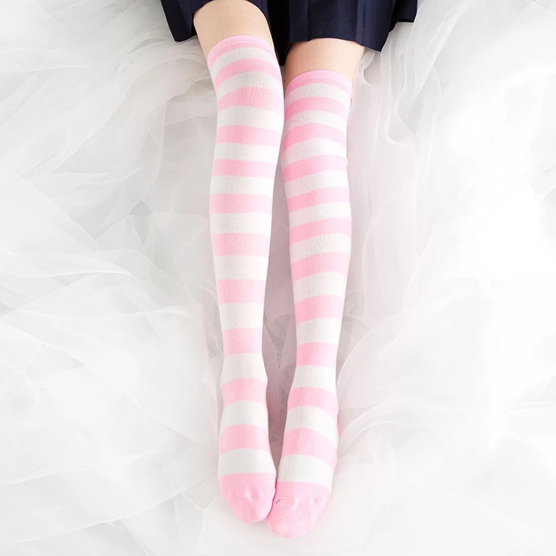 Cute Pink Blue Lolita Striped  - Christmas Stocking Hanging avis et prix