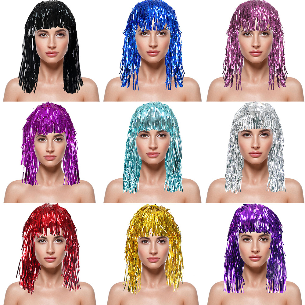 Cosplay Disco Wig Foil Tinsel  - Tinsel Garland Decoration avis et prix