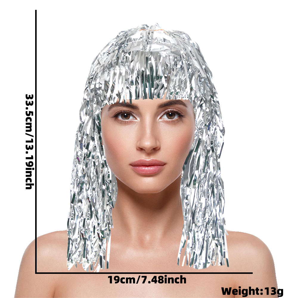 Cosplay Disco Wig Foil Tinsel  - Tinsel Garland Decoration avis et prix