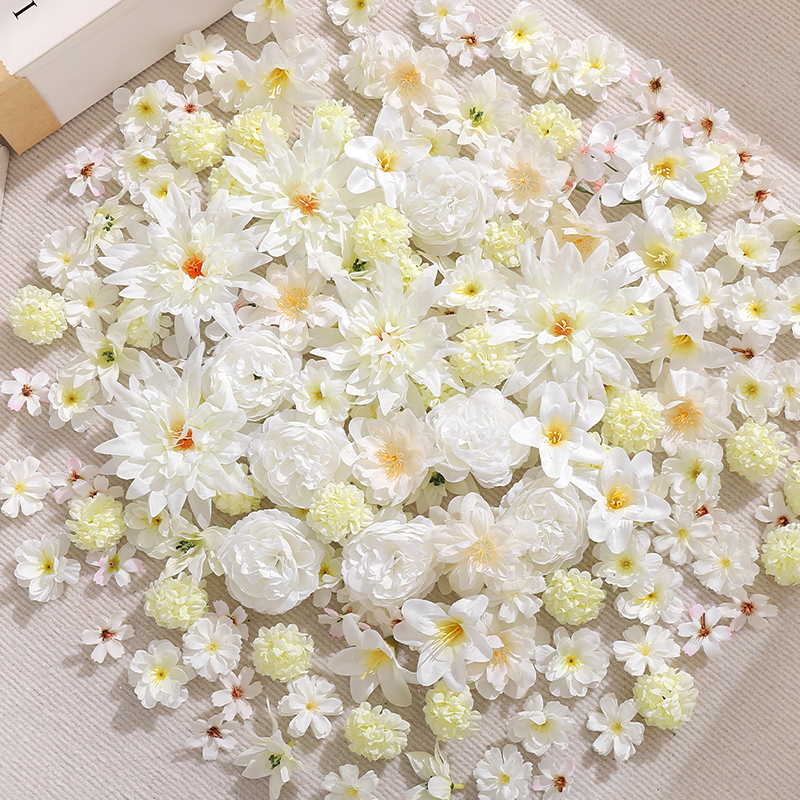 20Pcs Mix White Artificial Flo - Christmas Wreath Fake avis et prix