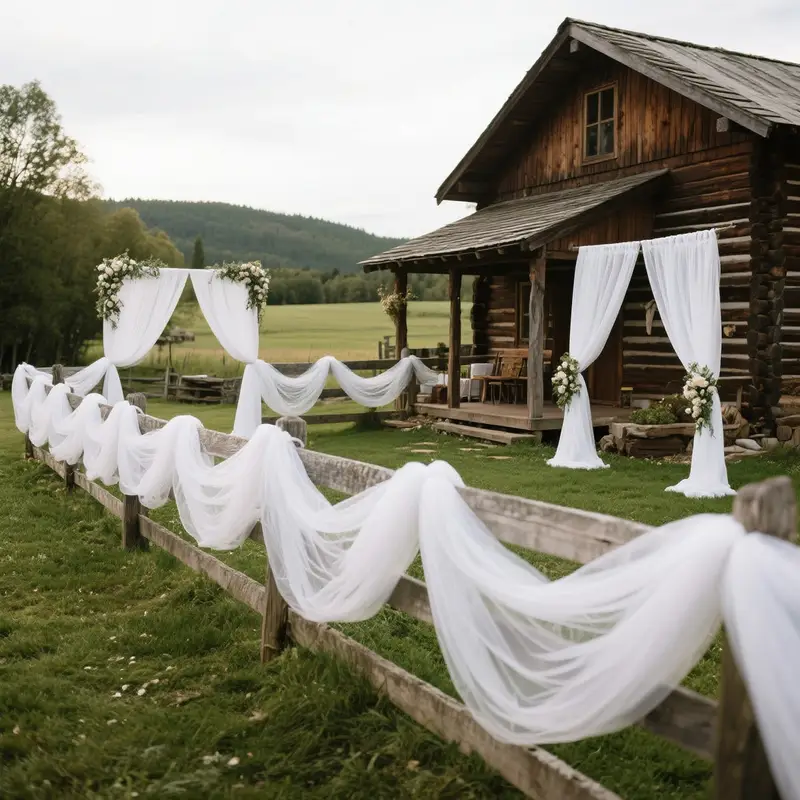 DIY Decoration Tulle Arch Drap - Christmas Table Runner avis et prix