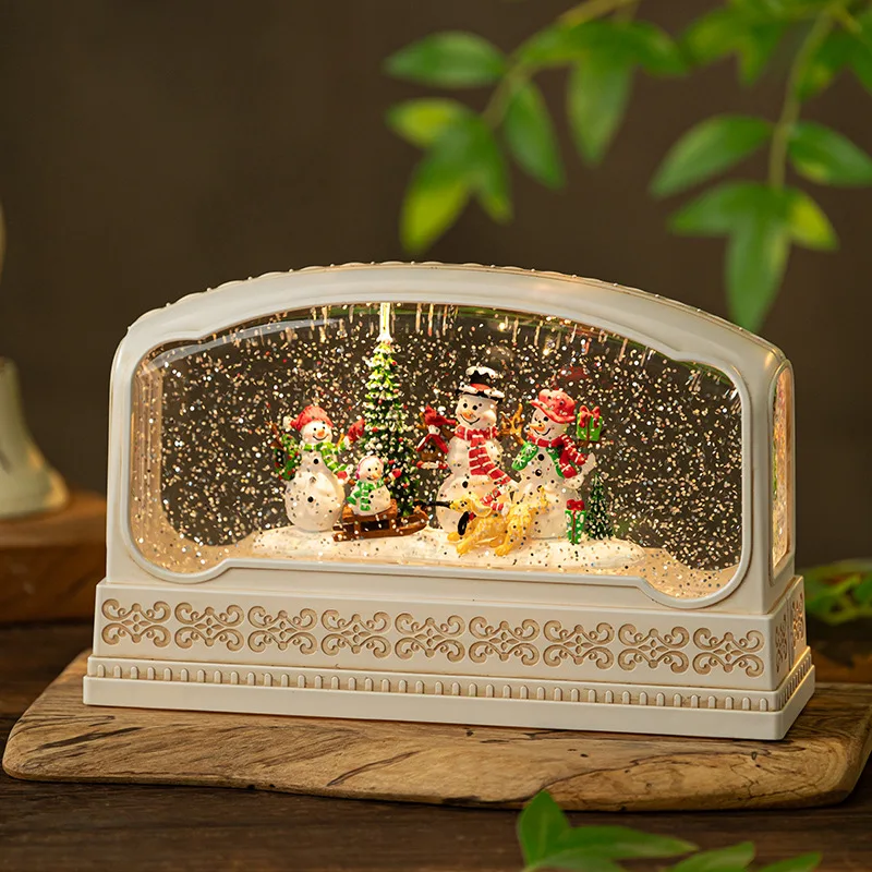 Rectangular Resin Snow Globe M - Snow Globe Musical avis et prix