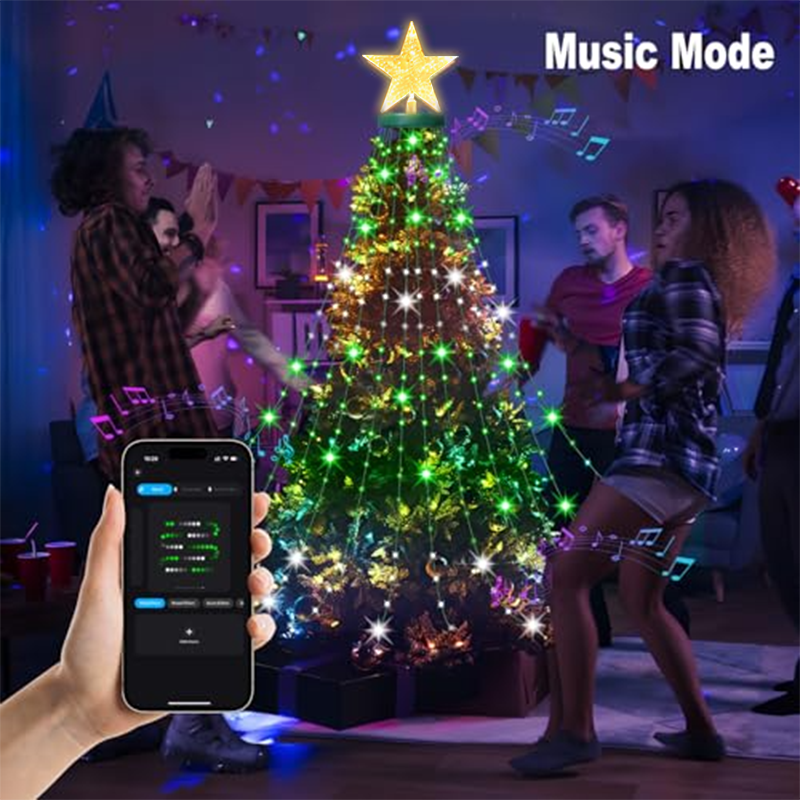 7FT 400LEDs Smart Christmas Tr - Star Tree Topper avis et prix