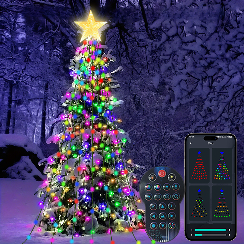 7FT 400LEDs Smart Christmas Tr - Star Tree Topper avis et prix