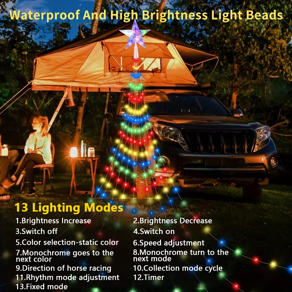 7FT 400LEDs Smart Christmas Tr - Star Tree Topper avis et prix