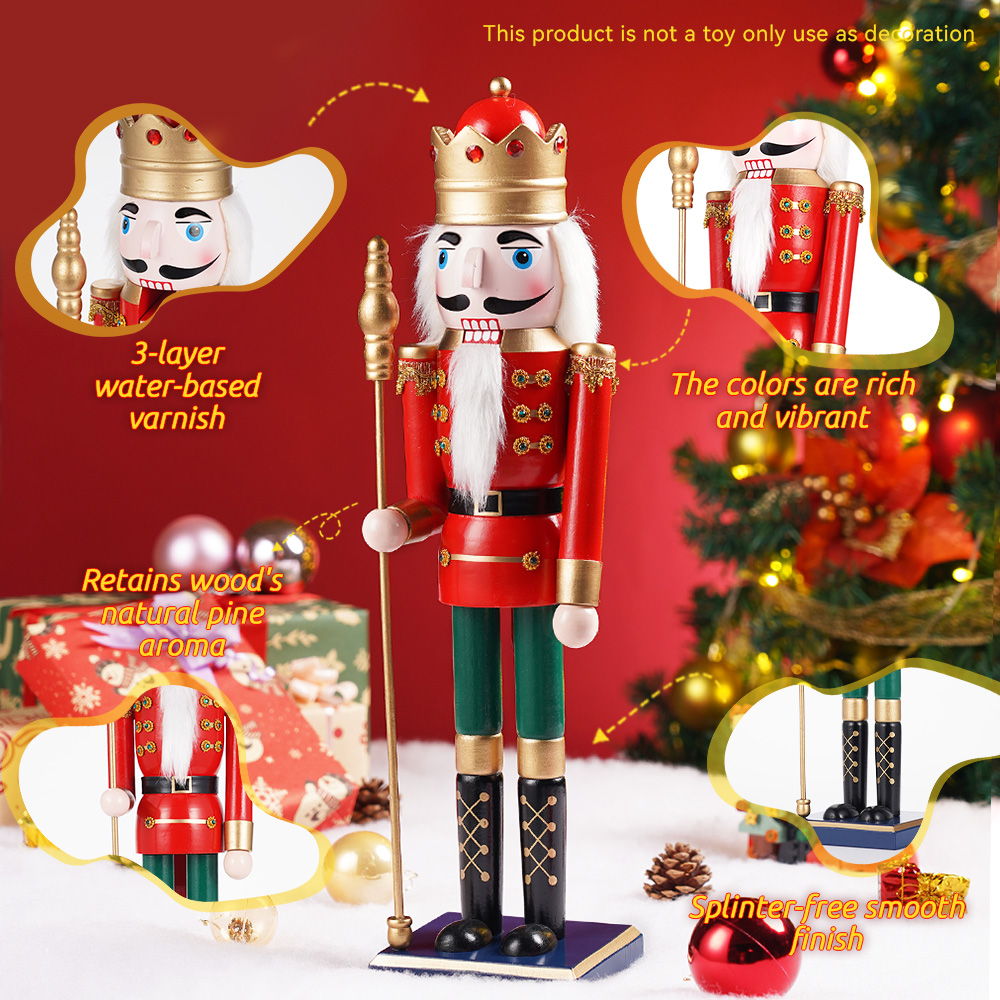 50CM Wooden Nutcracker Doll So - Nutcracker Figurine avis et prix